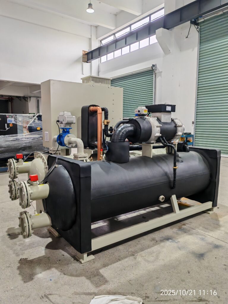 A Low Temperature Screw Chiller